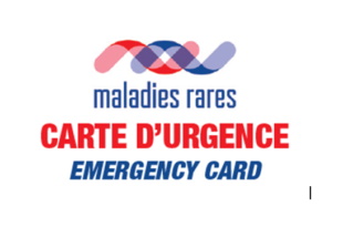 carte d'urgence pour les personnes souffrant de maladie rare